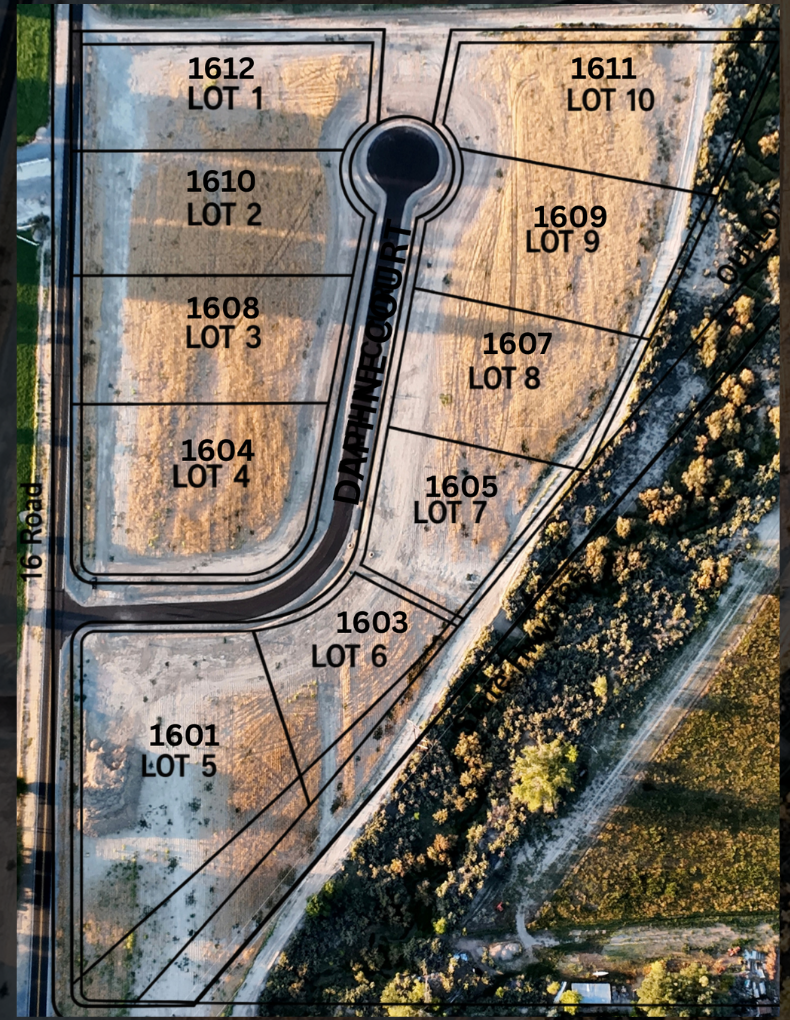 GrandView Estates lot map